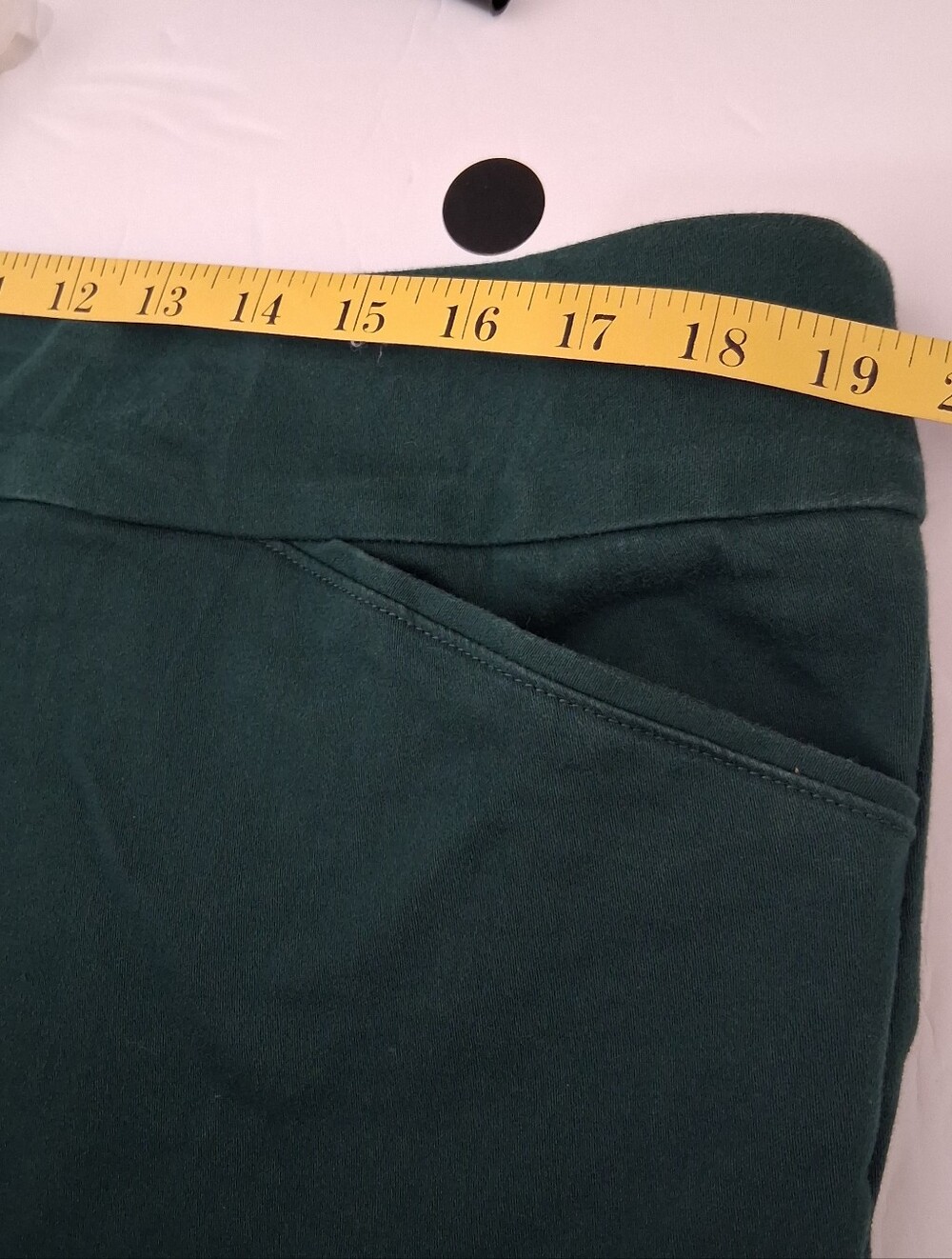 CROFT & Barrow Green The Effortles Stretch Pant Straight Leg Size 16W - Picture 3 of 11